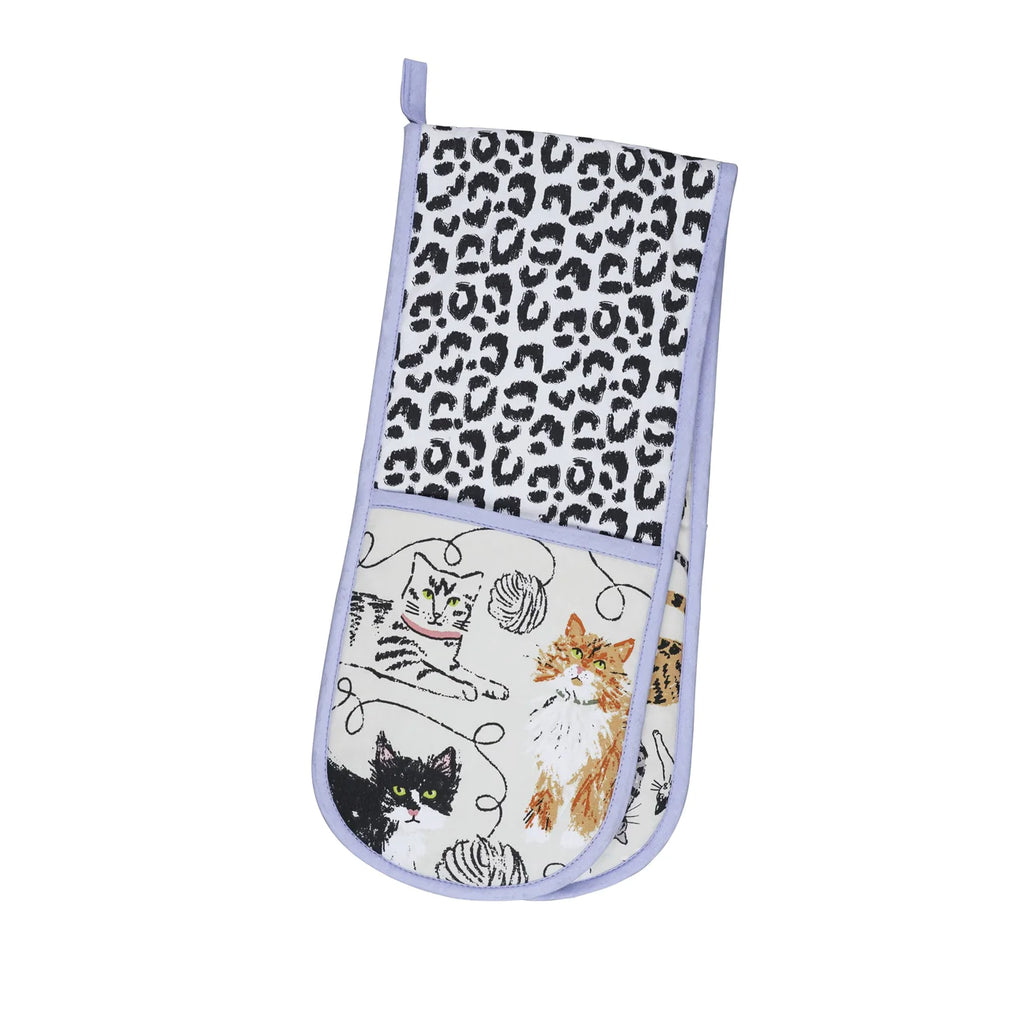 Feline Friends Double Oven Mitt