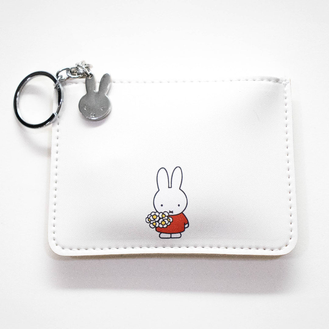 Yuko B - Porte-monnaie Miffy Flowers (Beige) I Collection ©Mercis