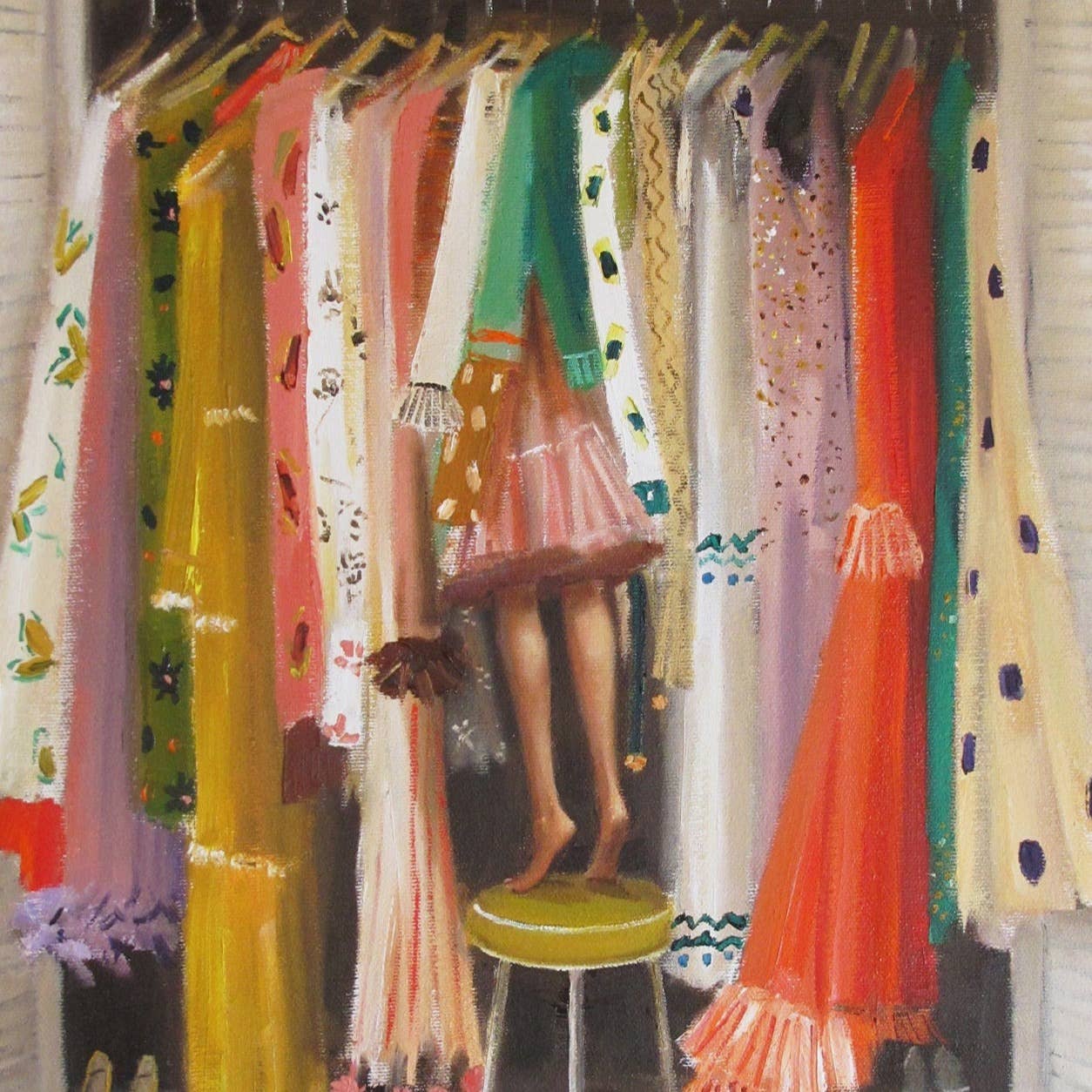 Janet Hill Studio - The Disappearance Of Lonnie Lightfoot Art Print