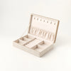 8" Bijoux Jewelry Box Creme