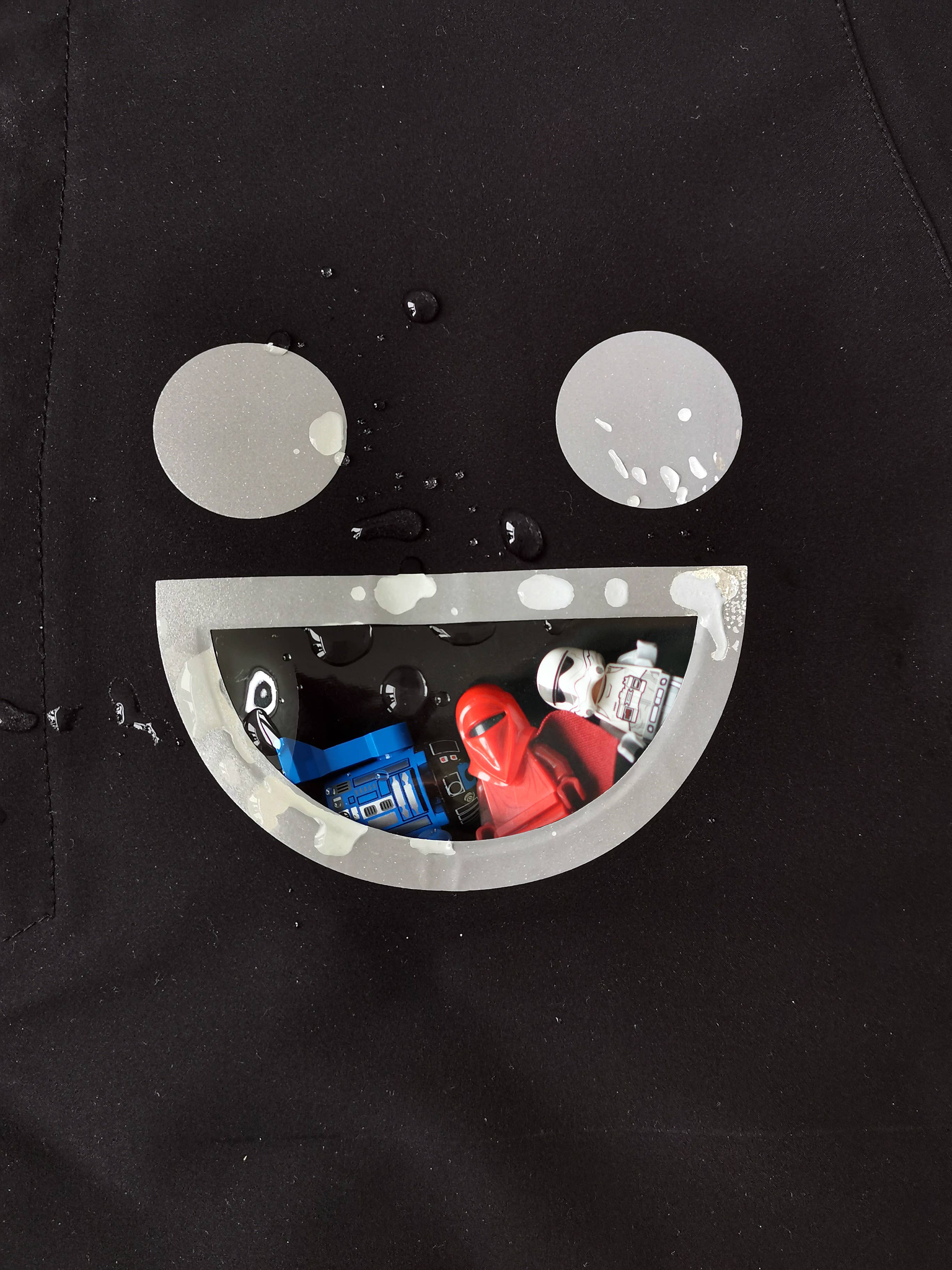 Veste de pluie coupe-vent - Noir : 7-8 ans (128 cm)