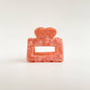 Isabella Heart Shape Marbled Square Claw Clip