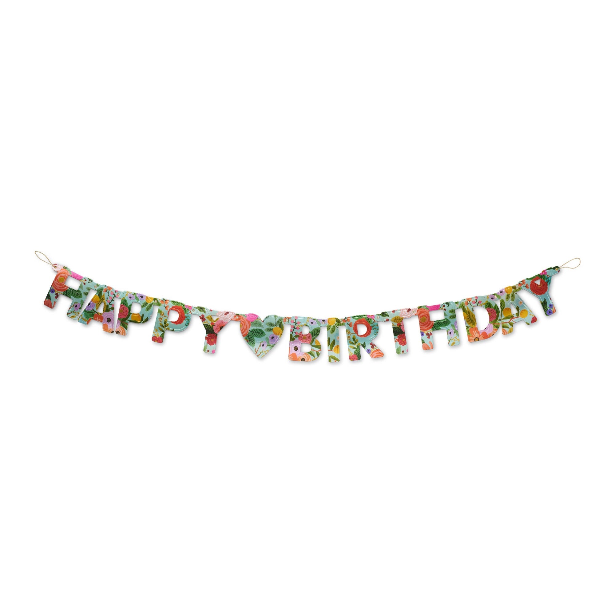 Rifle Paper Co - Bannière « Joyeux anniversaire » pour une fête de jardin
