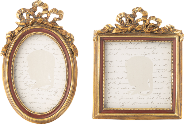 Gold Red Mini Picture Frame