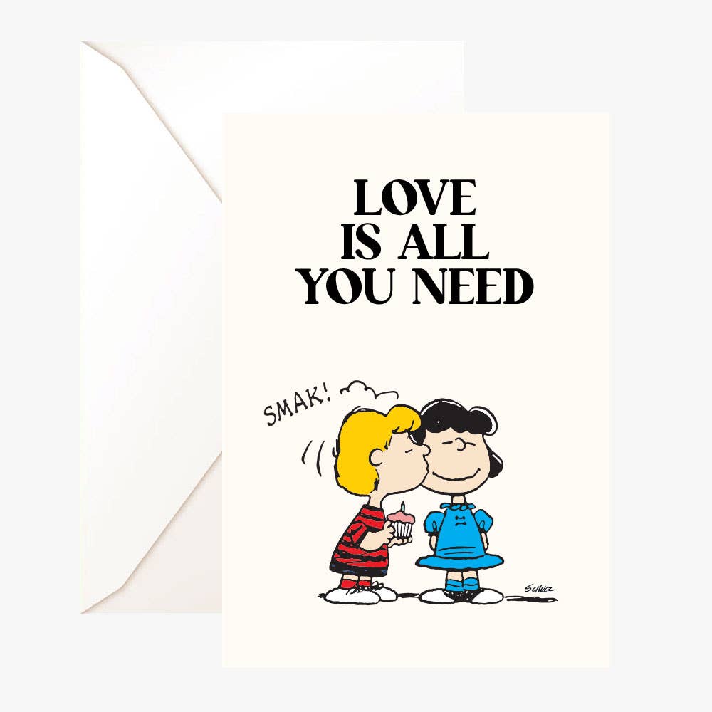 Titlee - Snoopy "Love is All You Need" Card