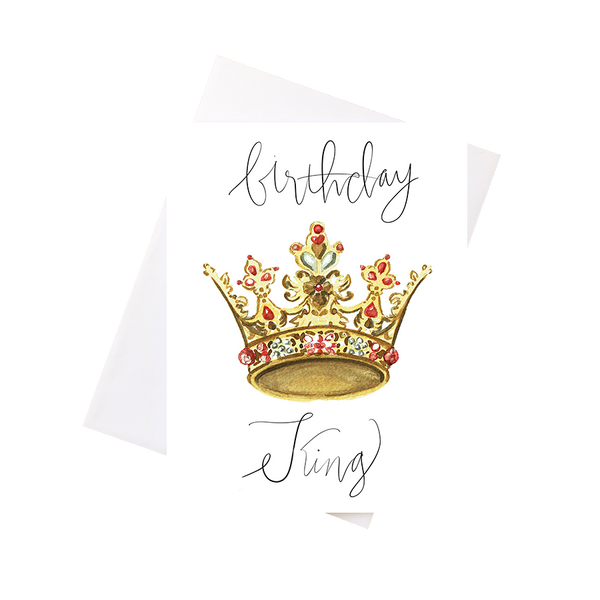 Birthday King Card