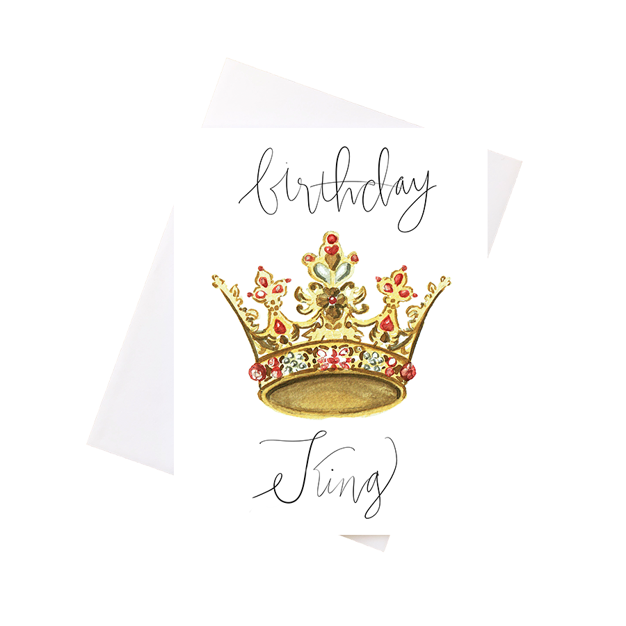 Birthday King Card