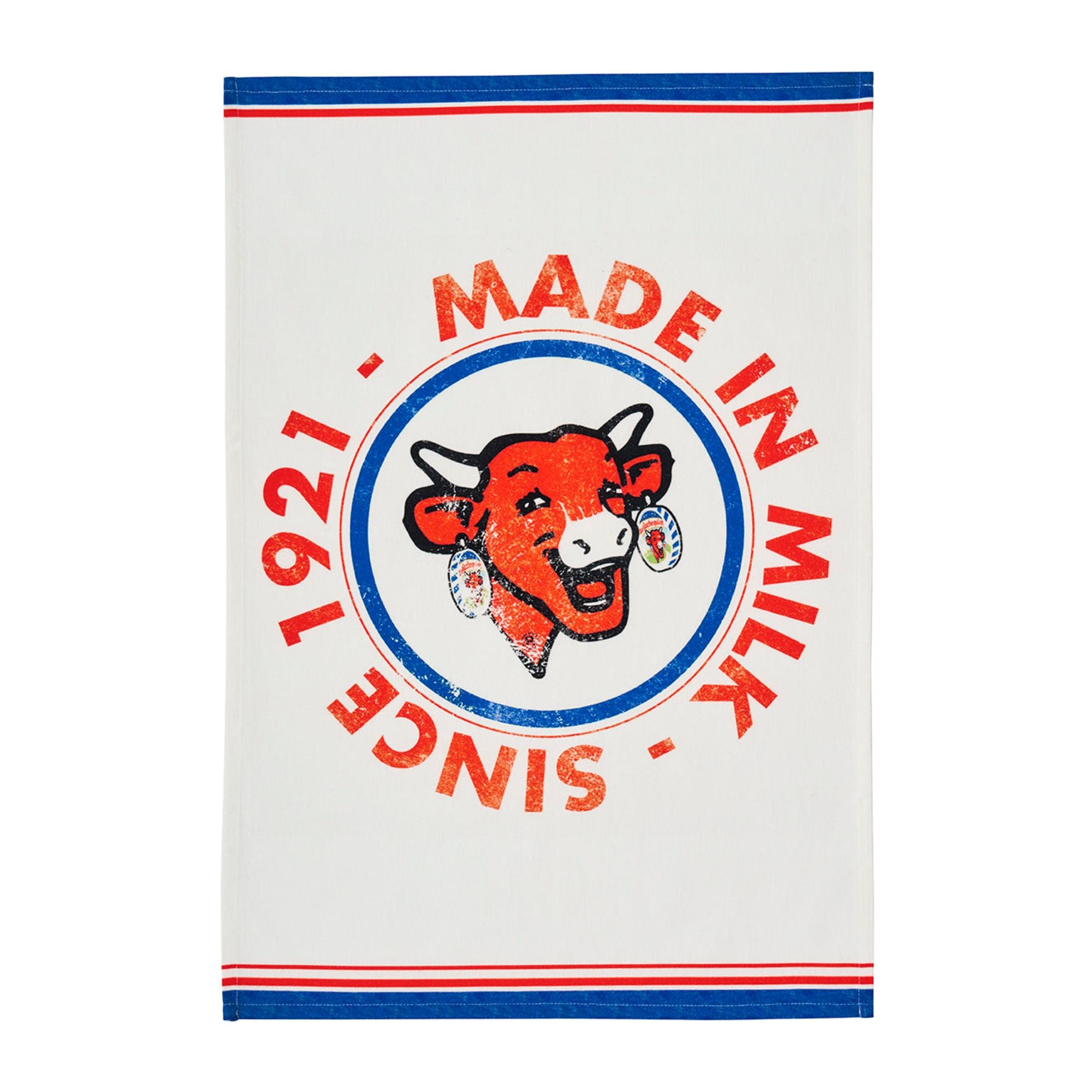 Coucke - La Vache Qui Rit 100 Ans Tea Towel