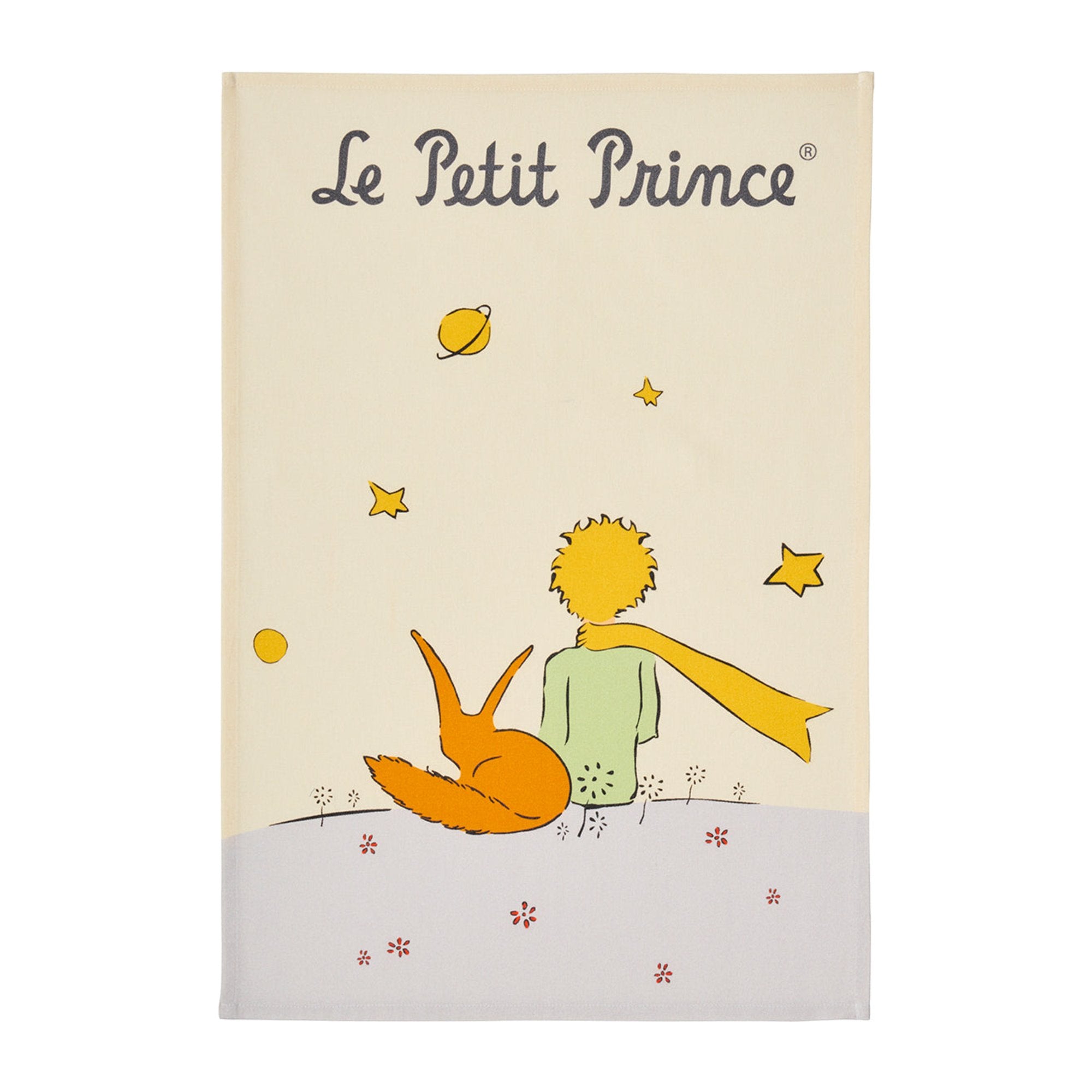 Coucke - Petit Prince et le Renard de Dos Tea Towel