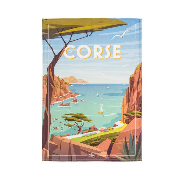 Coucke WIM Corse Tea Towel