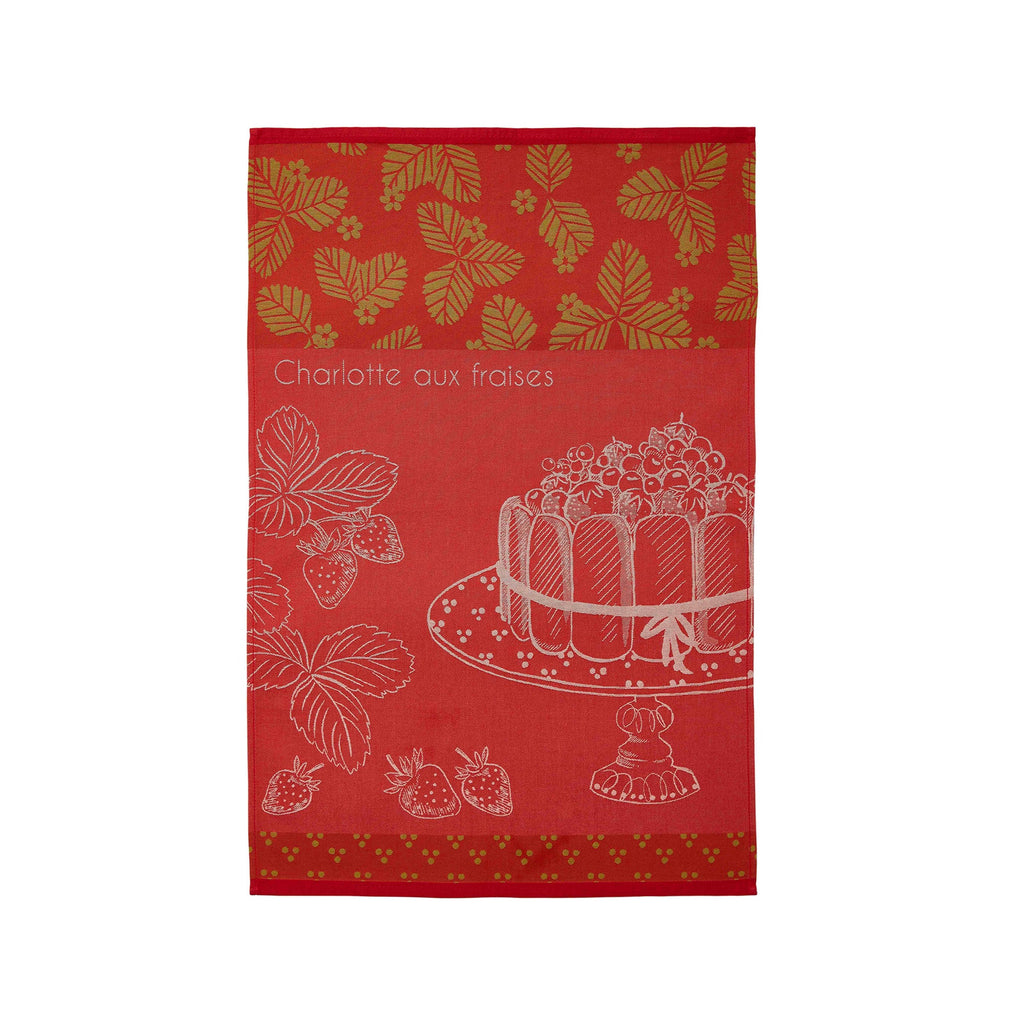 Coucke Charlotte aux Fraises Tea Towel