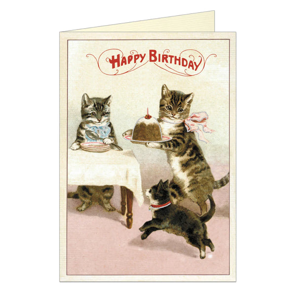 Birthday Cats Greeting Card