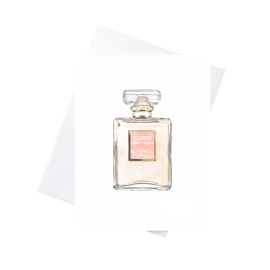 Perfume Greeting Card