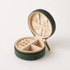 J'Adore Circle Jewelry Box Forest Green