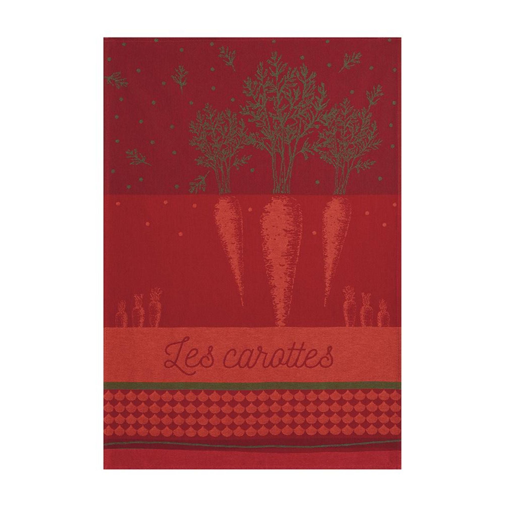 Coucke - Carottes du Potager Tea Towel