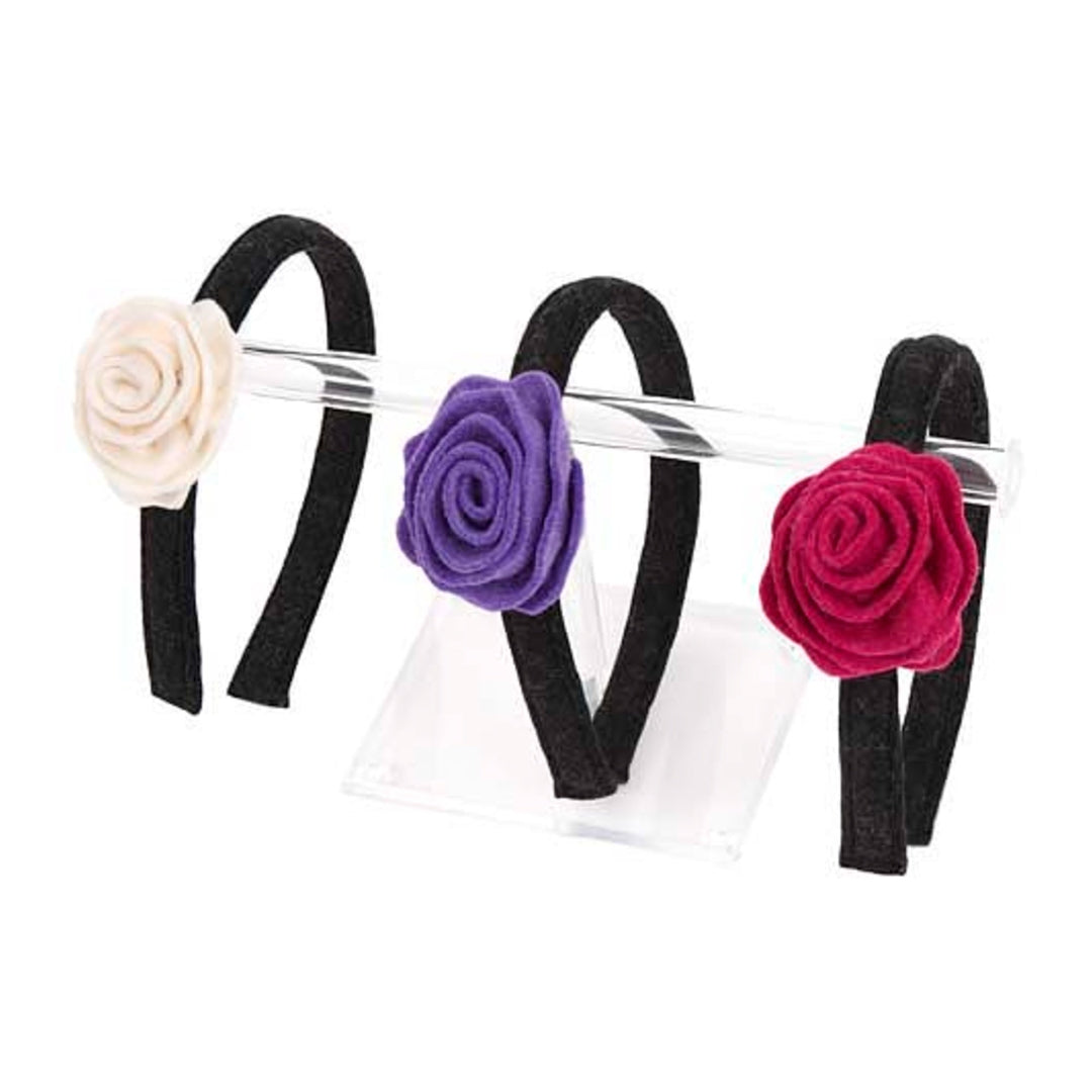 Felt Rose Headband