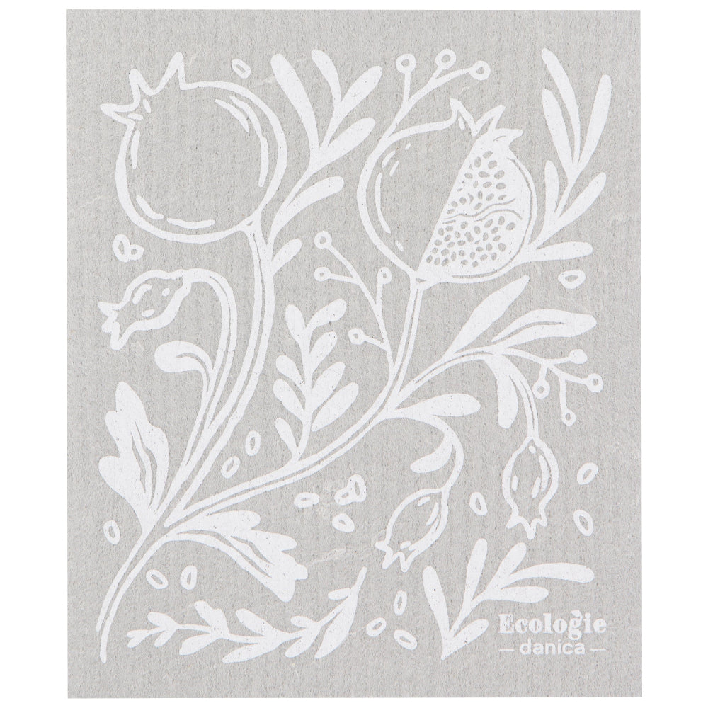 White floral design on a gray background with 'Ecologie danica' branding.
