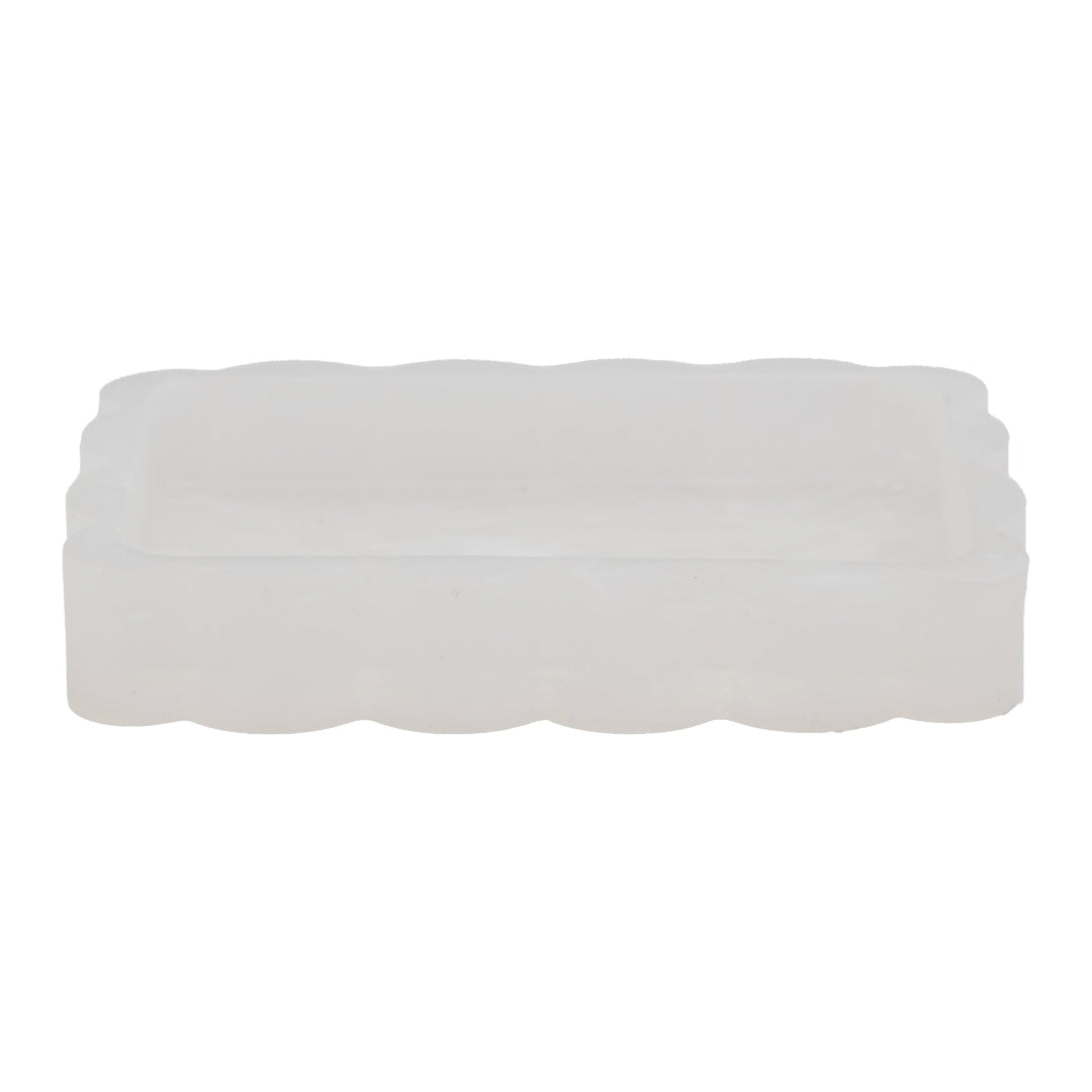 Belle de Provence Resin Rectangular Soap Dish