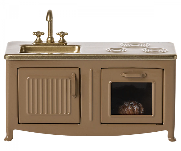Maileg Mouse Kitchen Light Brown