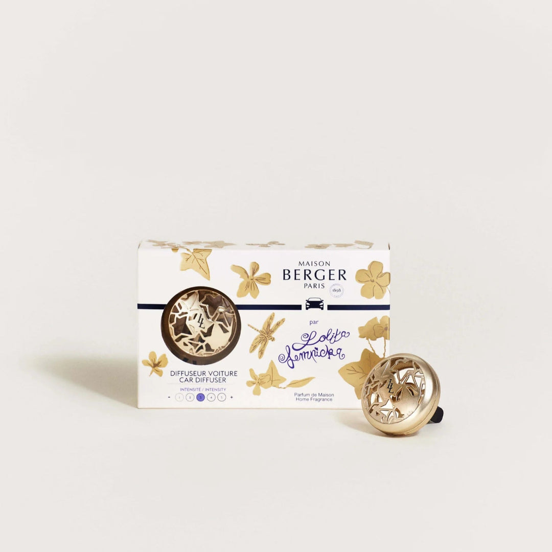Packaging of Maison Berger Paris - Lolita Lempicka Matte Gold Car Diffuser Kit 