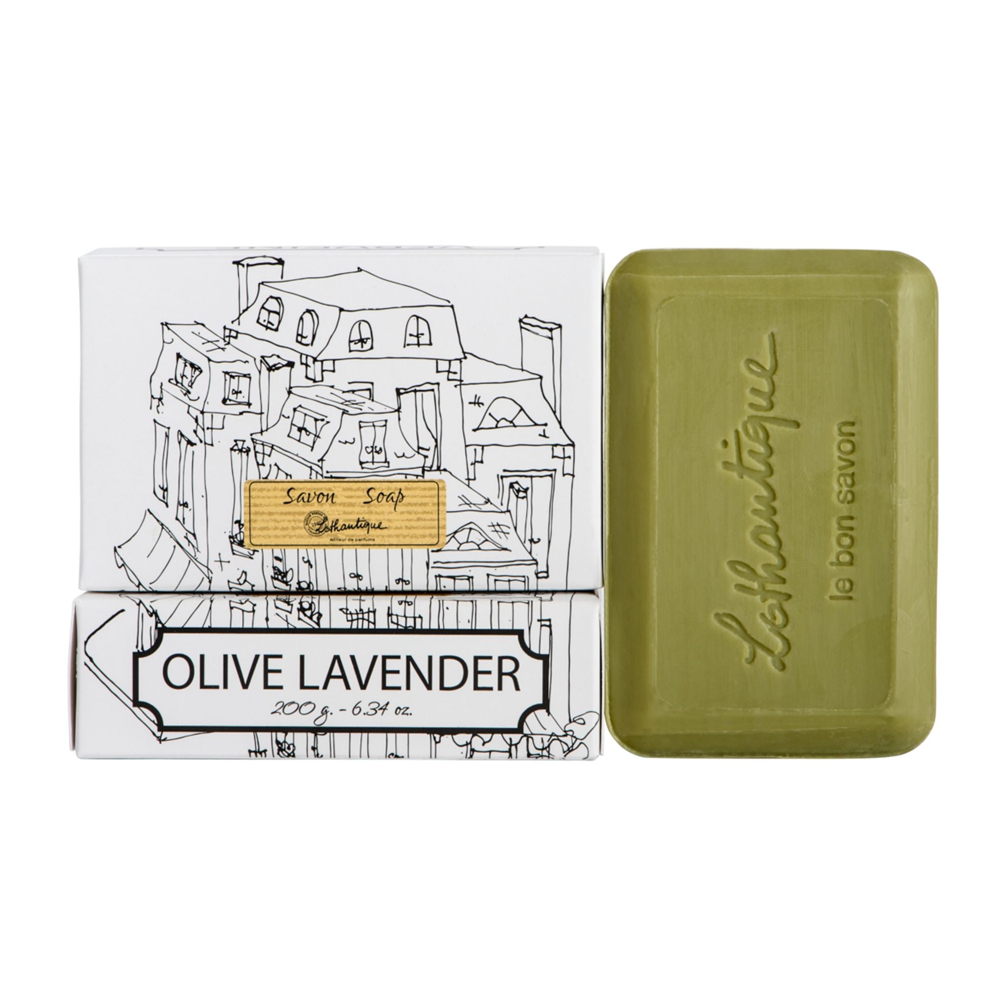 Lothantique - Authentique Olive Lavender 200g Soap