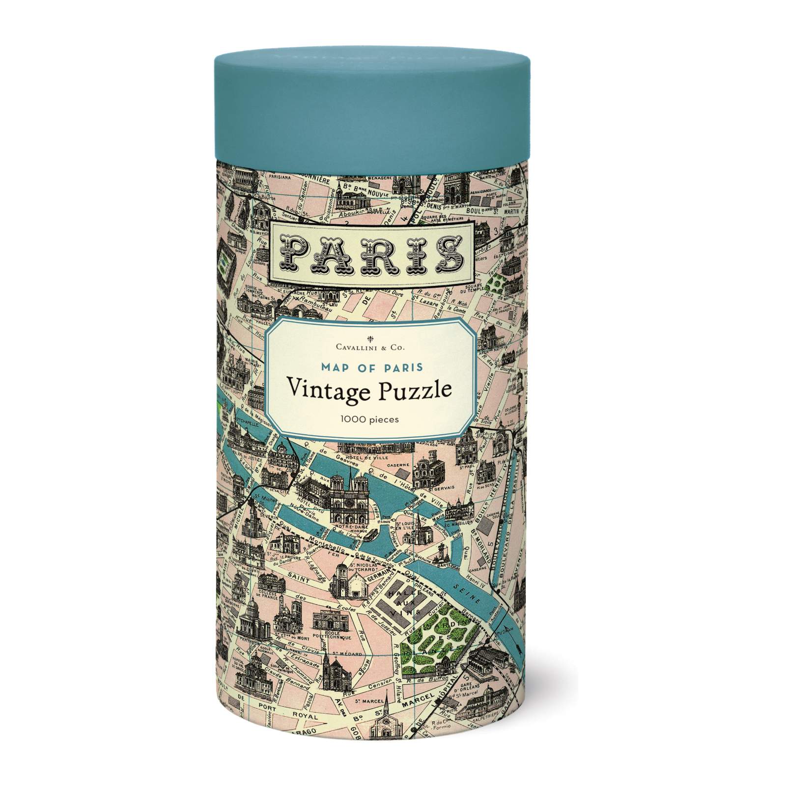 Map of Paris 1000 Piece Puzzle