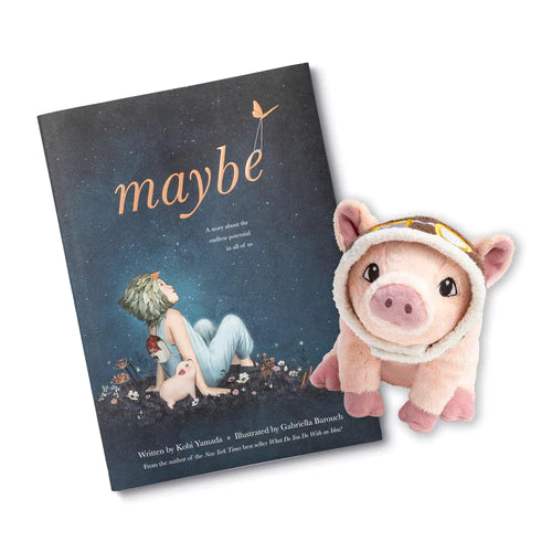 Peut-être : Coffret cochon en peluche + livre