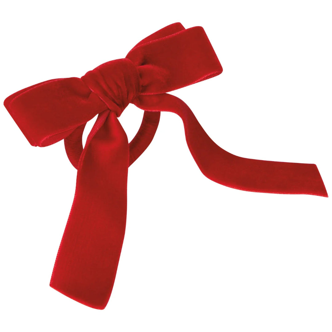Red Velvet Bow Napkin Ring