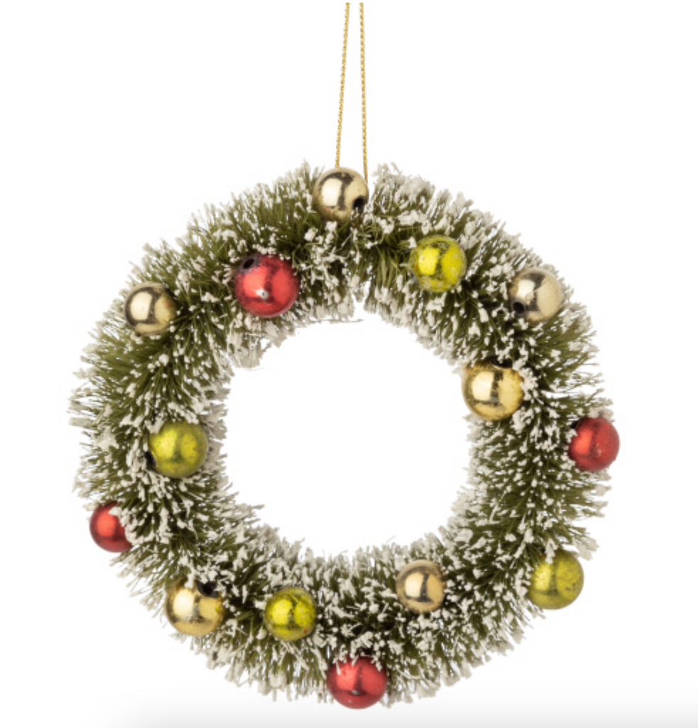 Mini Vintage Wreath Ornament