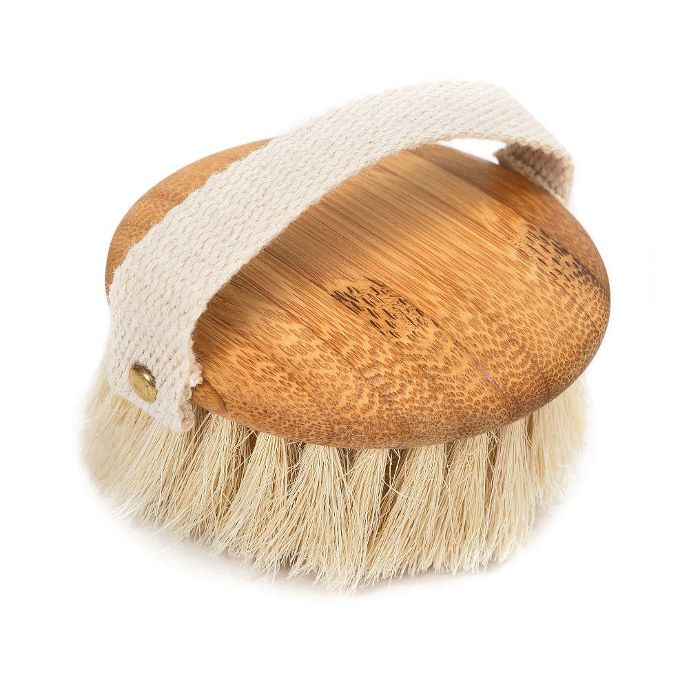 Sisal Round Body Brush with Bamboo Top