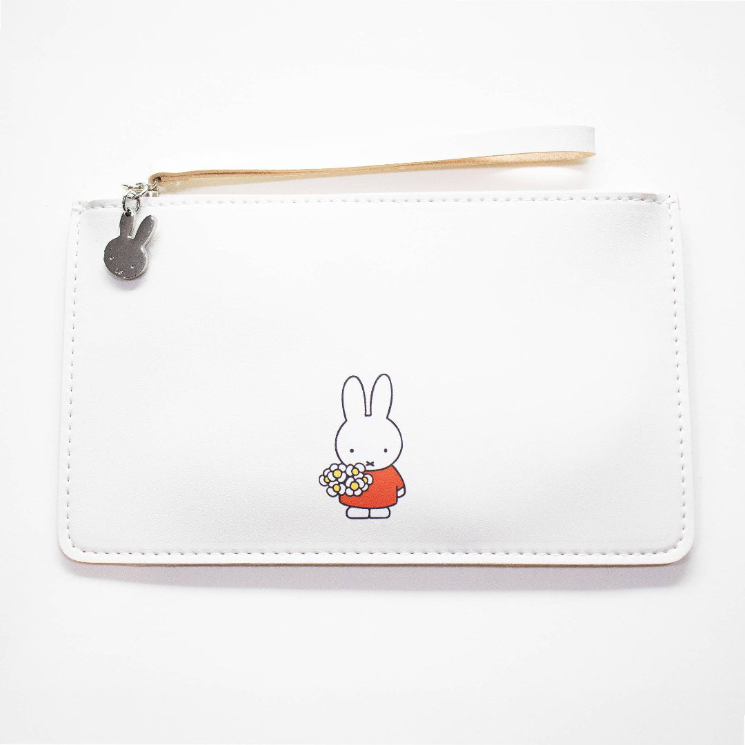 Yuko B - Trousse Miffy Flowers (Beige) I Collection ©Mercis