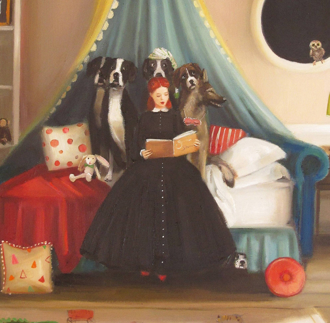Janet Hill Studio - Impression d'art Miss Moon Leçon 6