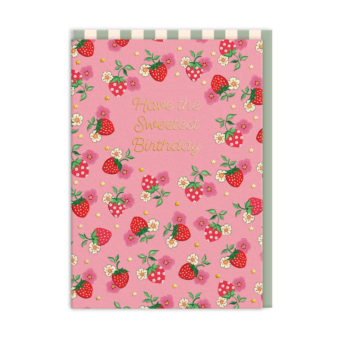 Carte d'anniversaire « La plus douce des fraises » de Cath Kidston