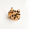 Ginger Hand Painted Cat Claw Clip