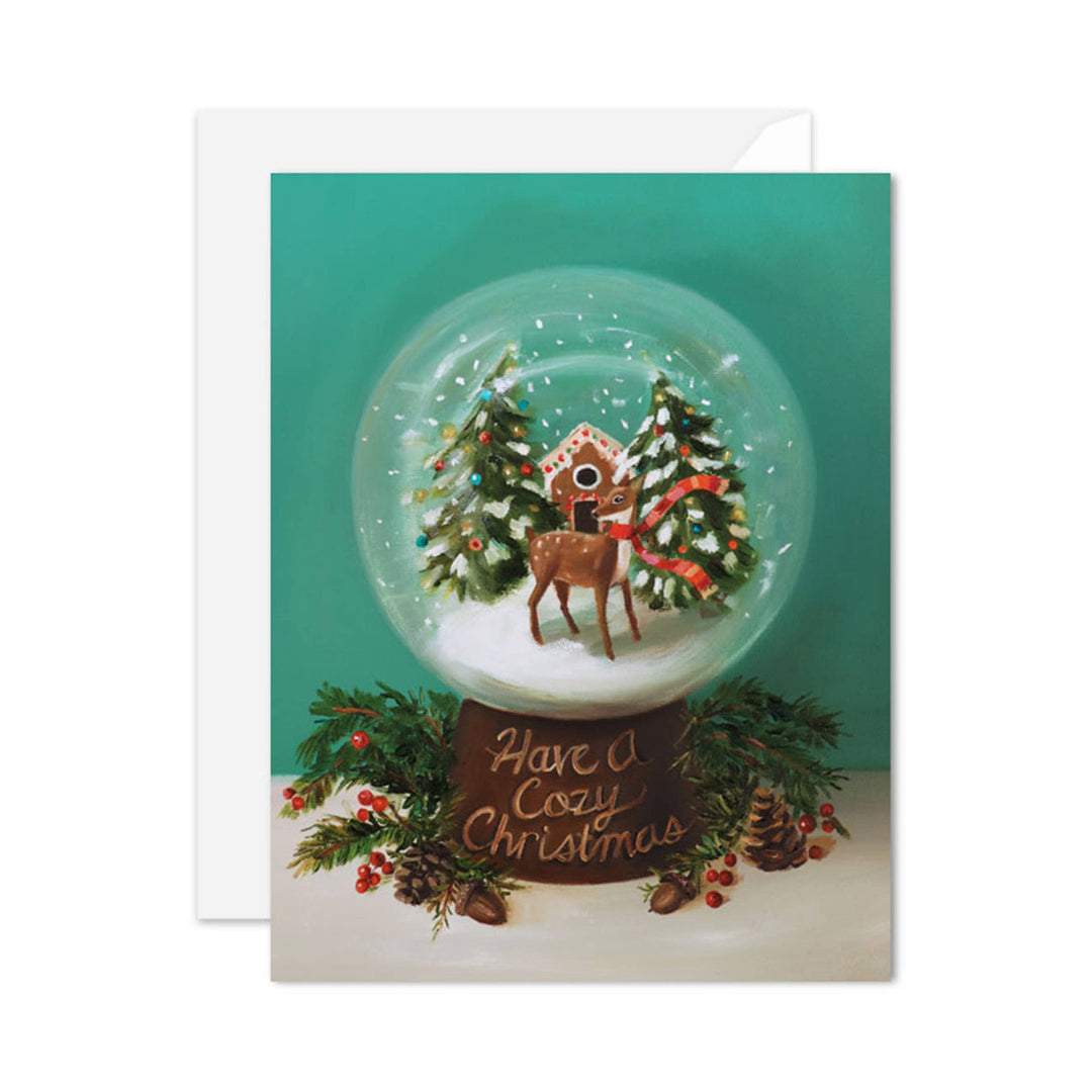 JANET HILL STUDIO - Carte de Noël « Have A Cozy Christmas »
