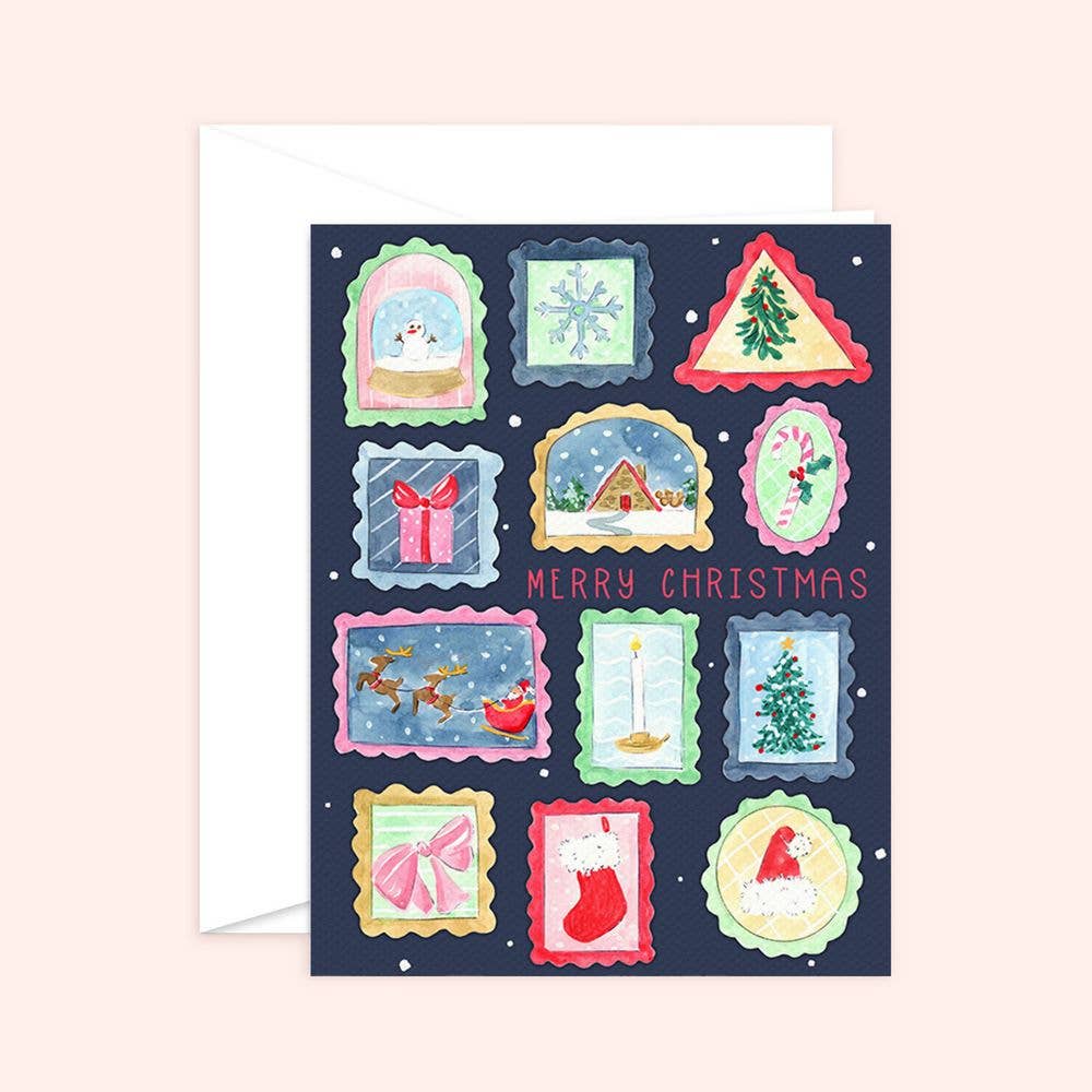 Christmas Stamps Card