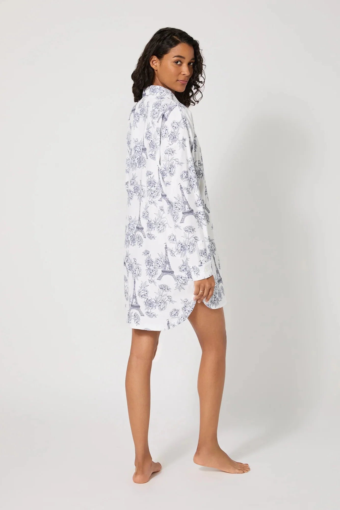 Bedhead PJs - La Belle Eiffel Flannel PJ Sleepshirt