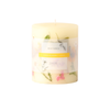 Rosy Rings - Lemon Blossom + Lychee Small Round Botanical Candle