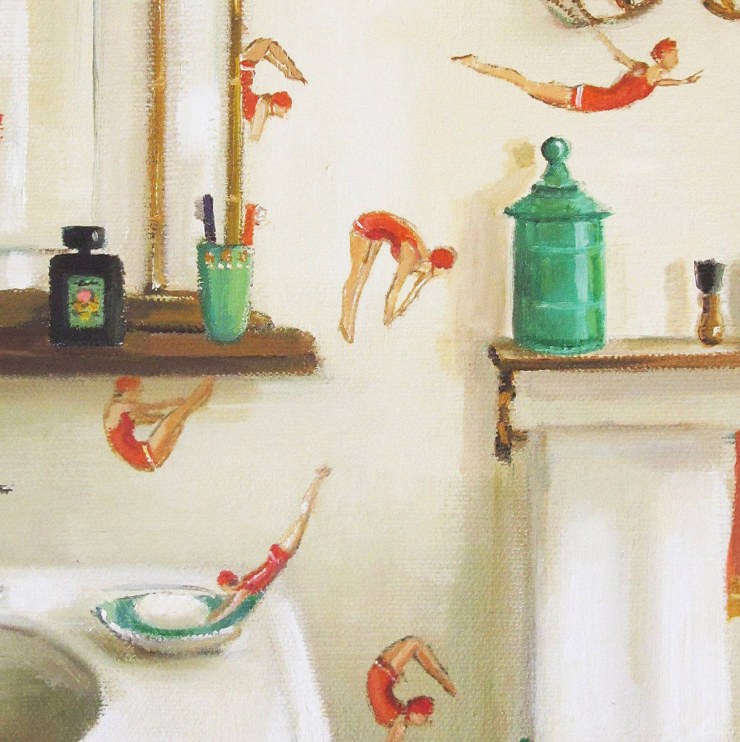 Janet Hill Studio - Impression d'art sur les plongeurs