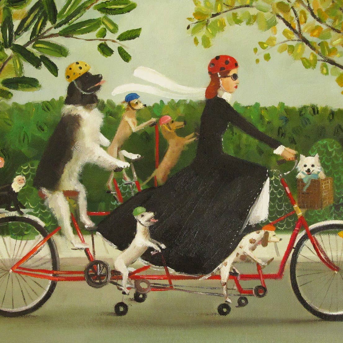 Janet Hill Studio - Miss Moon Lesson Nine Art Print