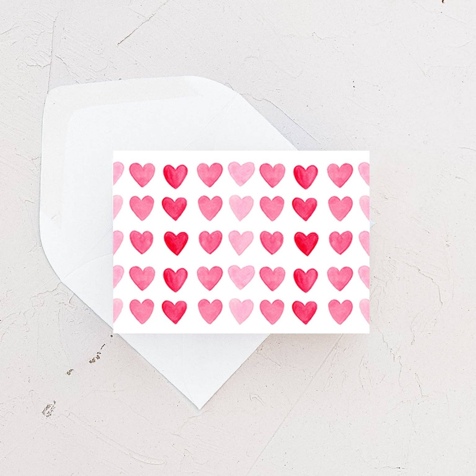Mini Card - Mini Hearts - Love + Anniversary Enclosure Card