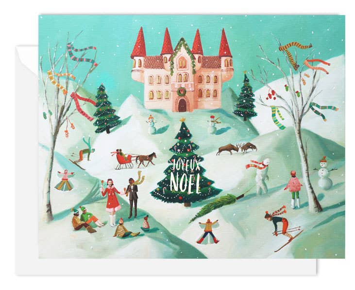 JANET HILL STUDIO - Carte de vœux Joyeux Noël