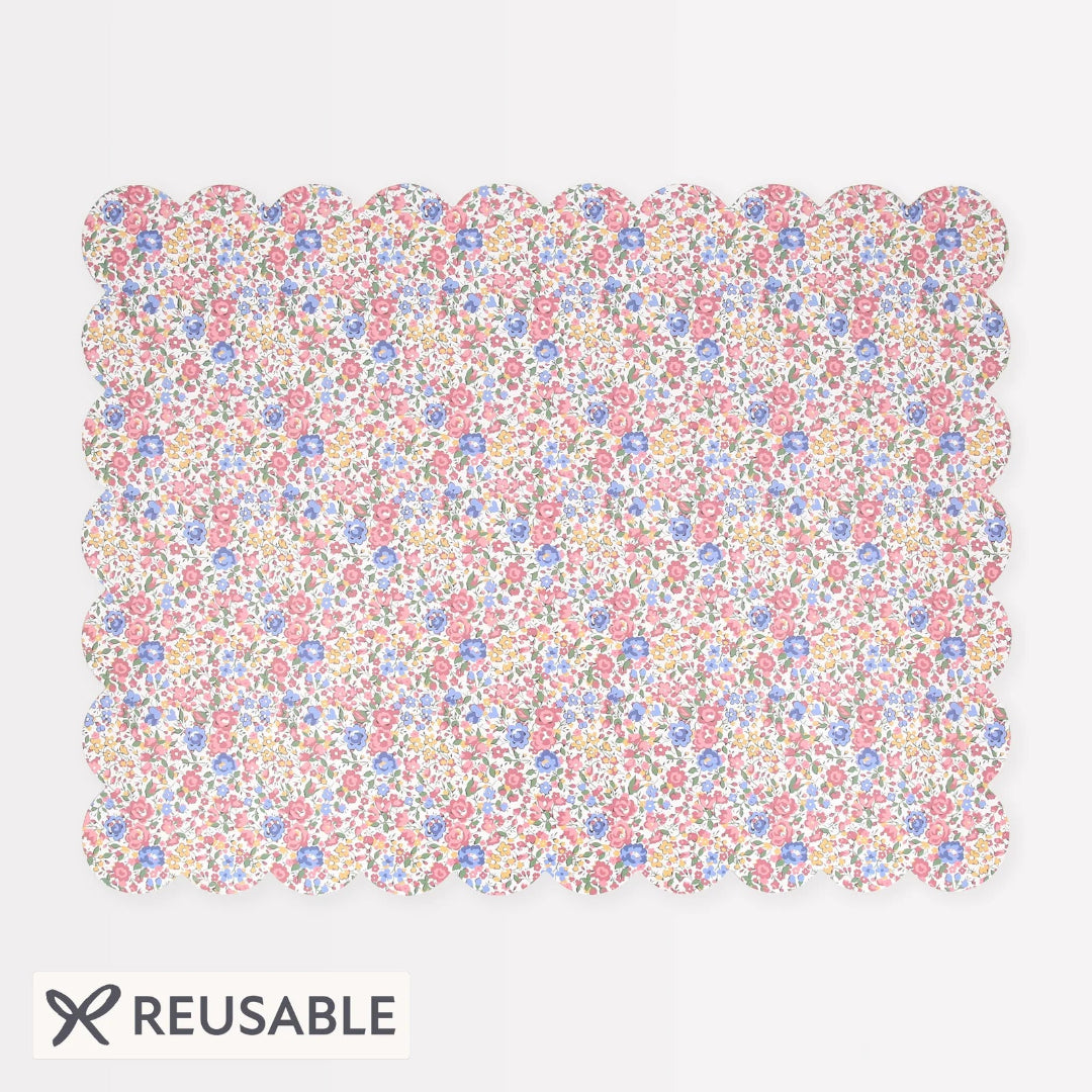 Meri Meri Liberty Emma & Georgina Red Placemat