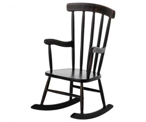 Maileg Mouse Rocking Chair Anthracite