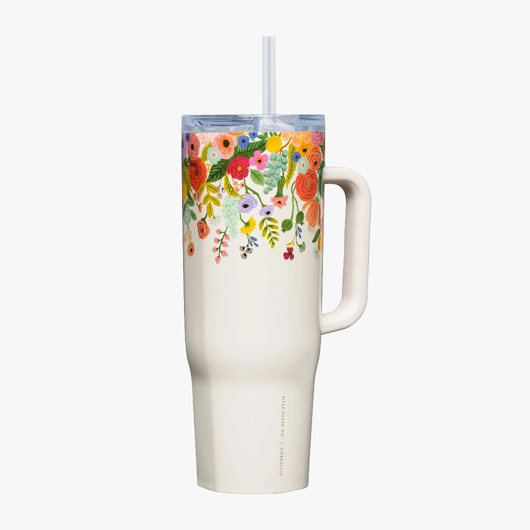 Corkcicle - Rifle Paper Cruiser Garden Party Cream