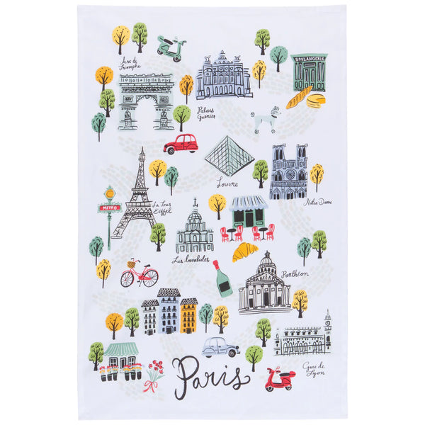 Meet Me In Paris Tea Towel