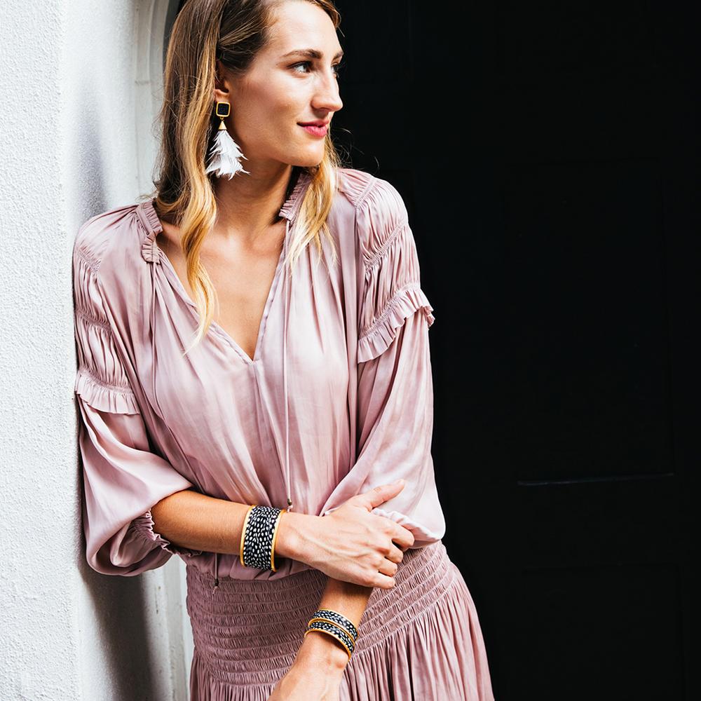 Courtney Wide Cuff - Belle De Provence