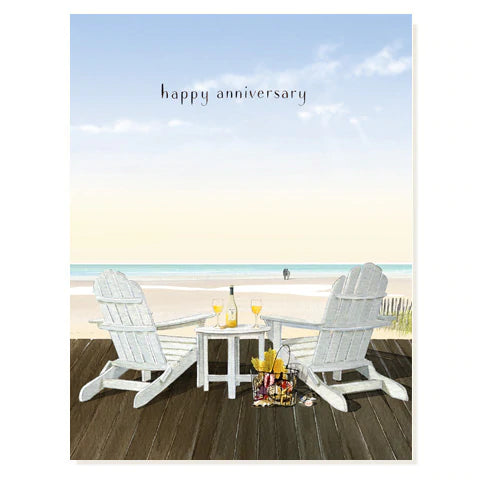 Adirondack Bliss Anniversary Card