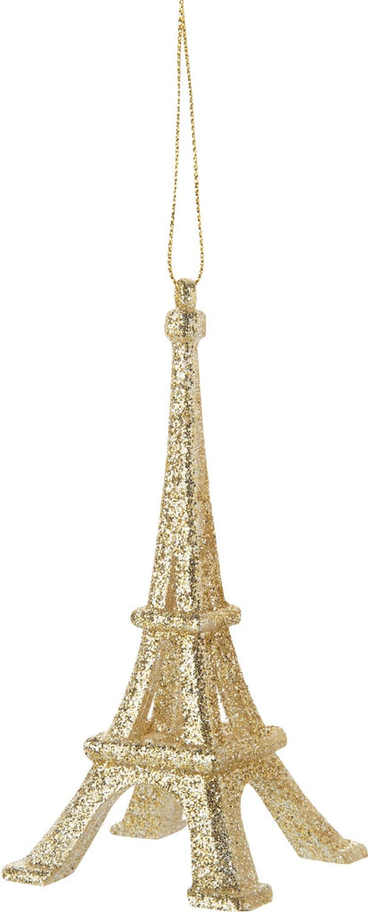 Gold Glitter Eiffel Ornament - Belle De Provence