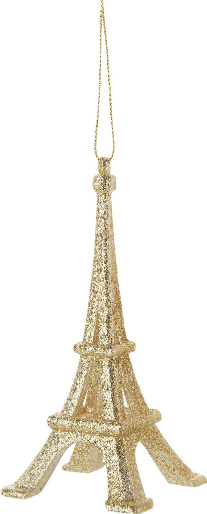 Gold Glitter Eiffel Ornament - Belle De Provence